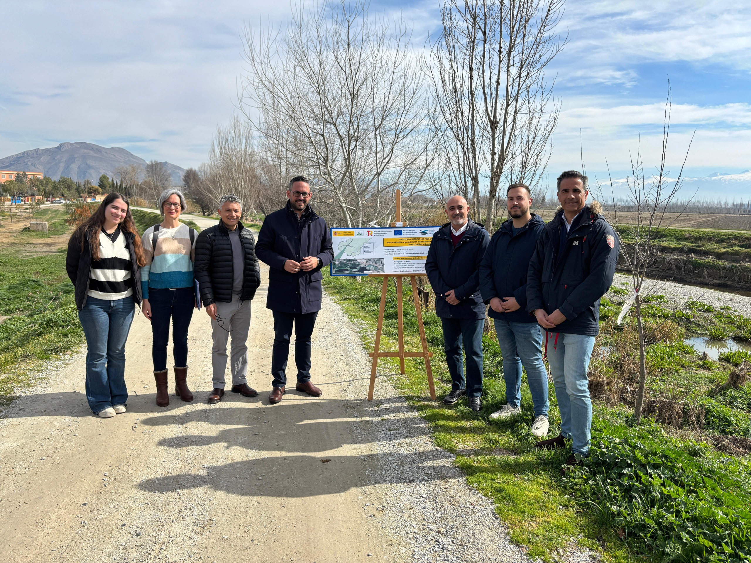IMPULSADA LA RENATURALIZACIÓN DEL RÍO GENIL CON LA FIRMA DEL ACTA DE REPLANTEO EN FUENTE VAQUEROS
