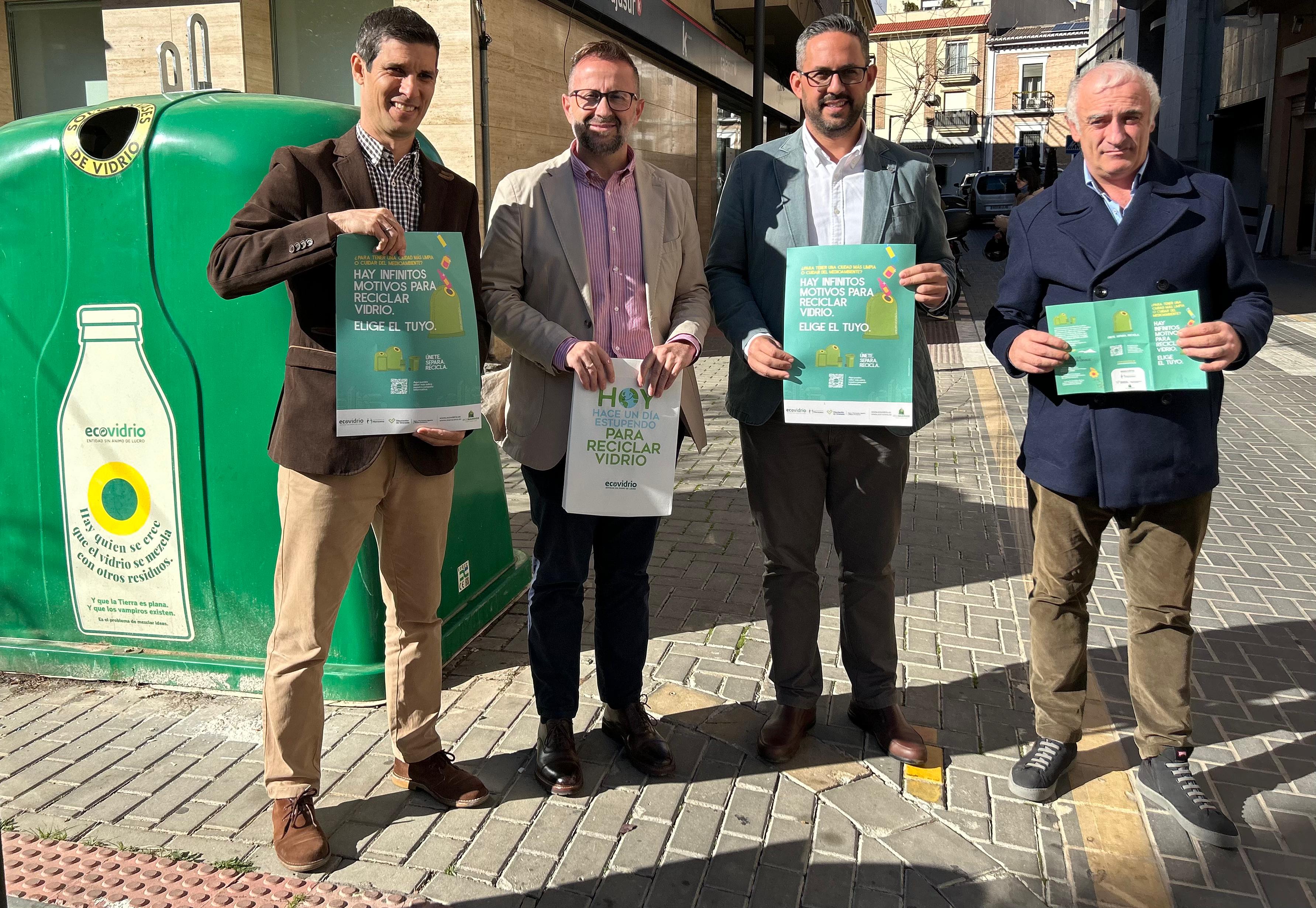 UNA CAMPAÑA DE RECICLAJE DE VIDRIO CON INTELIGENCIA ARTIFICIAL SE IMPLANTA EN MARACENA