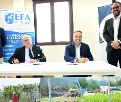 DIPUTACIÓN Y EFA EL SOTO FIRMAN UN ACUERDO PARA IMPULSAR LA FORMACIÓN AGRARIA EN EL VIVERO PROVINCIAL