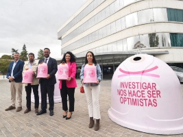 "RECICLA VIDRIO POR ELLAS", UNA CAMPAÑA PARA LA INVESTIGACIÓN DEL CÁNCER DE MAMA CON EL APOYO DE DIPUTACIÓN